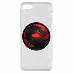 Чохол для iphone 5/5S/SE Mortal Kombat Logo - PrintSalon