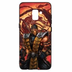 Чехол для Samsung A8+ 2018 Mortal Kombat Scorpion - PrintSalon