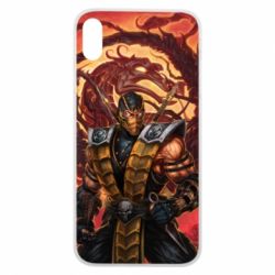 Чехол для iPhone Xs Max Mortal Kombat Scorpion - PrintSalon
