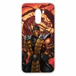 Чехол для Xiaomi Pocophone F1 Mortal Kombat Scorpion - PrintSalon