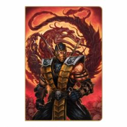 Блокнот с принто Mortal Kombat Scorpion - PrintSalon