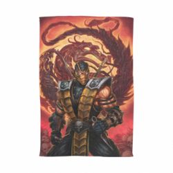 Полотенце с принтом Mortal Kombat Scorpion - PrintSalon