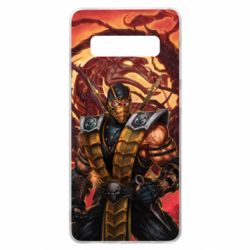 Чехол для Samsung S10+ Mortal Kombat Scorpion - PrintSalon