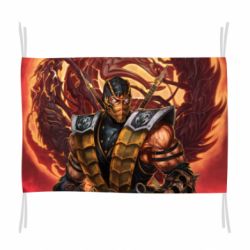 Флаг Mortal Kombat Scorpion