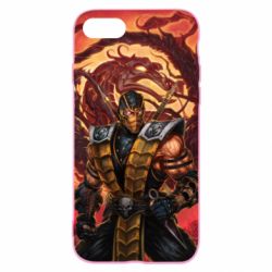 Чехол для iPhone SE 2020 Mortal Kombat Scorpion-PrintSalon Чехол для iPhone SE 2020 Mortal Kombat Scorpion