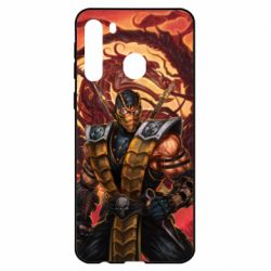 Чехол для Samsung A21 Mortal Kombat Scorpion - PrintSalon