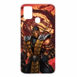 Чехол для Samsung M31 Mortal Kombat Scorpion - PrintSalon