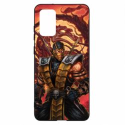 Чехол для Samsung S20+ Mortal Kombat Scorpion-PrintSalon Чехол для Samsung S20+ Mortal Kombat Scorpion