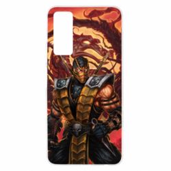Чехол для Huawei P Smart 2021 Mortal Kombat Scorpion - PrintSalon