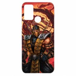 Чехол для Oppo A52/A72/A92 Mortal Kombat Scorpion-PrintSalon Чехол для Oppo A52/A72/A92 Mortal Kombat Scorpion