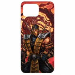 Чохол для Oppo Reno 4 Lite Mortal Kombat Scorpion-PrintSalon Чохол для Oppo Reno 4 Lite Mortal Kombat Scorpion