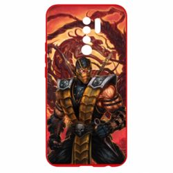 Чехол для Xiaomi Redmi 9 Mortal Kombat Scorpion-PrintSalon Чехол для Xiaomi Redmi 9 Mortal Kombat Scorpion