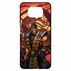 Чехол для Xiaomi Poco X3 Mortal Kombat Scorpion - PrintSalon