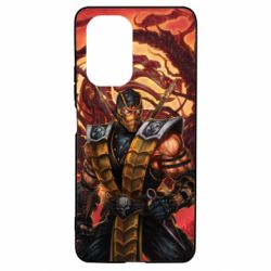 Чехол для Xiaomi Poco F3/K40 Mortal Kombat Scorpion - PrintSalon