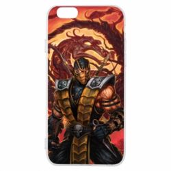 Чехол для iPhone 6/6S Mortal Kombat Scorpion - PrintSalon