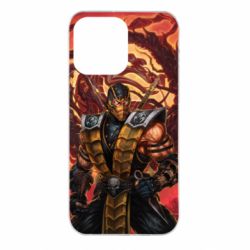Чехол для iPhone 14 Pro Max Mortal Kombat Scorpion - PrintSalon
