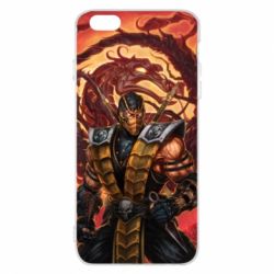 Чехол для iPhone 6 Plus/6S Plus Mortal Kombat Scorpion - PrintSalon