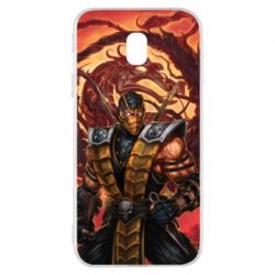 Чехол для Samsung J3 2017 Mortal Kombat Scorpion - PrintSalon