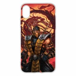 Чехол для iPhone X/Xs Mortal Kombat Scorpion