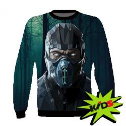 Детский 3D свитшот Mortal Kombat Sub-Zero - PrintSalon