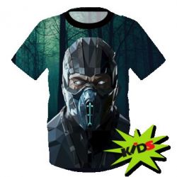 Детская 3D футболка Mortal Kombat Sub-Zero