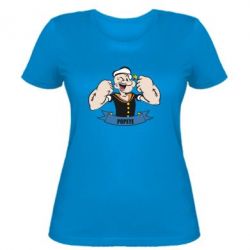 Жіноча футболка Моряк Папай - PrintSalon