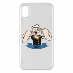 Чохол для iPhone X/Xs Моряк Папай - PrintSalon