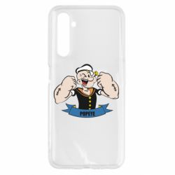Чохол для Realme 6 Моряк Папай - PrintSalon