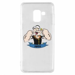Чохол для Samsung A8 2018 Моряк Папай - PrintSalon