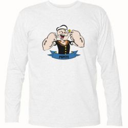 Футболка з довгим рукавом Моряк Папай - PrintSalon