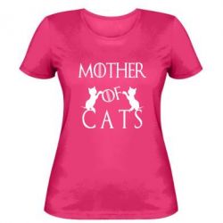 Жіноча футболка Mother of cats1 - PrintSalon