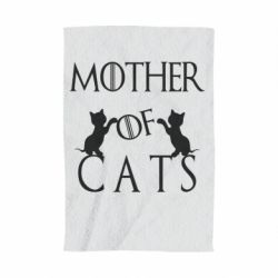 Рушник з принтом Mother of cats1 - PrintSalon
