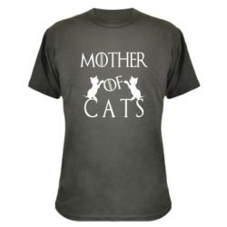Камуфляжна футболка Mother of cats1 - PrintSalon