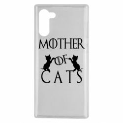 Чохол для Samsung Note 10 Mother of cats1 - PrintSalon