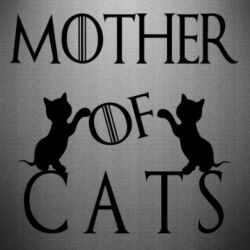 Наклейка Mother of cats1 - PrintSalon