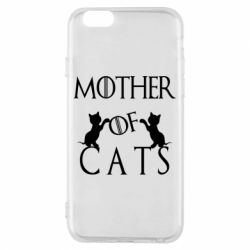 Чохол для iPhone 6/6S Mother of cats1 - PrintSalon