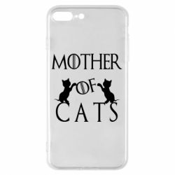 Чохол для iPhone 8 Plus Mother of cats1 - PrintSalon
