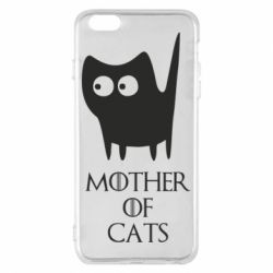 Чехол для iPhone 6 Plus/6S Plus Mother of cats - PrintSalon
