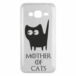 Чехол для Samsung J3 2016 Mother of cats - PrintSalon