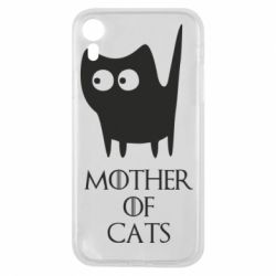Чехол для iPhone XR Mother of cats - PrintSalon