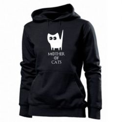 Женское худи Mother of cats - PrintSalon