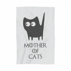 Полотенце с принтом Mother of cats - PrintSalon
