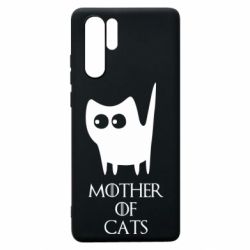 Чехол для Huawei P30 Pro Mother of cats - PrintSalon