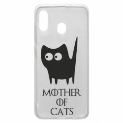 Чехол для Samsung A20 Mother of cats - PrintSalon