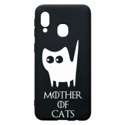 Чехол для Samsung A40 Mother of cats - PrintSalon