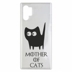 Чехол для Samsung Note 10 Plus Mother of cats - PrintSalon