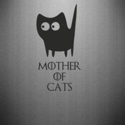 Наклейка Mother of cats - PrintSalon