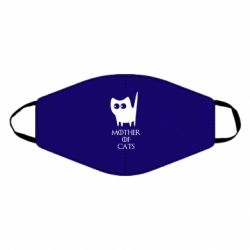 Маска многоразовая Mother of cats - PrintSalon
