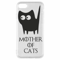 Чехол для iPhone SE 2020 Mother of cats - PrintSalon