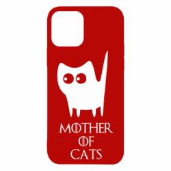 Чехол для iPhone 12 Mother of cats - PrintSalon